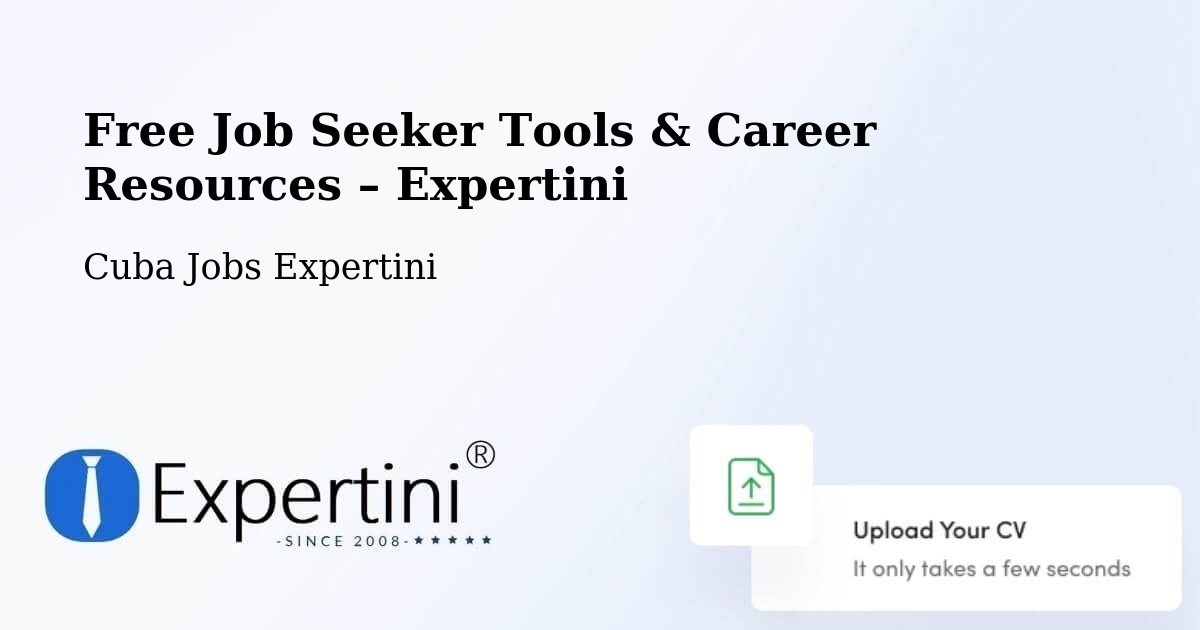 Free Job Seeker Tools & Career Resources – Río Cauto - Río Cauto, Cuba Jobs Expertini