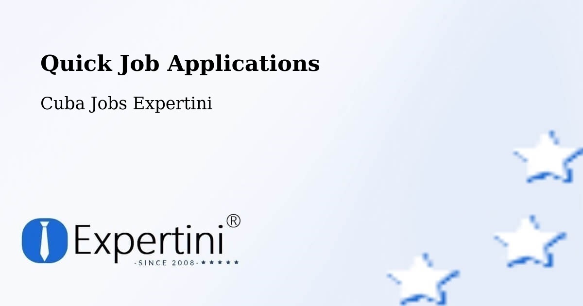 Quick Apply Feature – Río Cauto - Cuba Jobs Expertini