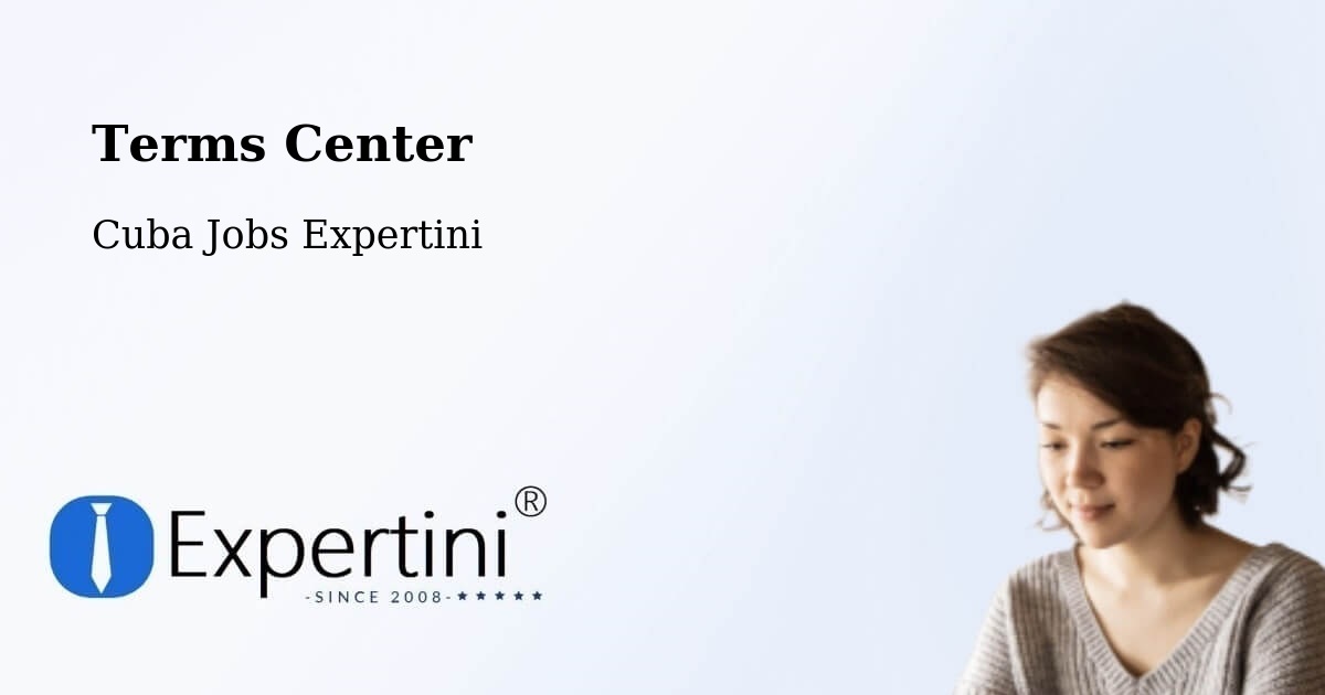 Terms of Service – Río Cauto - Cuba Jobs Expertini